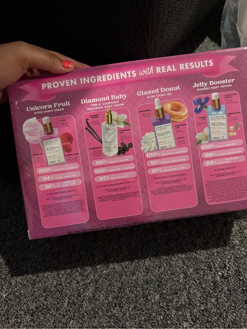 TRULY Viral Edit Brightening Body Set — Pink & Multi
